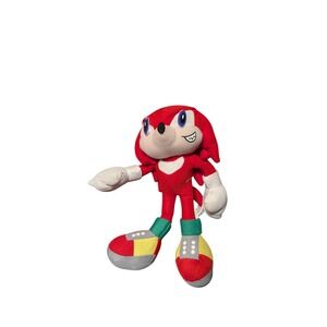 Sonic the Hedgehog Sonic X Knuckles the Echidna Toy Network Plush SEGA‎